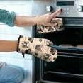 thumbnail image 2 of Dog Mom Kitchen Oven Mitt and Pot Holder Sets 2 Pcs for Baking, Cooking and Grilling, Heat Resistant Up To 392 °F, 2 of 7