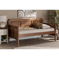 thumbnail image 2 of Bowery Hill Traditional Wood Daybed with Woven Detailing in Brown, 2 of 8