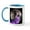 White/Blue Inside, variant on CafePress - Three Moon Wolf Mug - 11 oz Ceramic Mug - Novelty Coffee Tea Cup