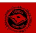 thumbnail image 4 of Cornhole Champions Adult Red Crew Neck Short Sleeve Tee-Medium, 4 of 4