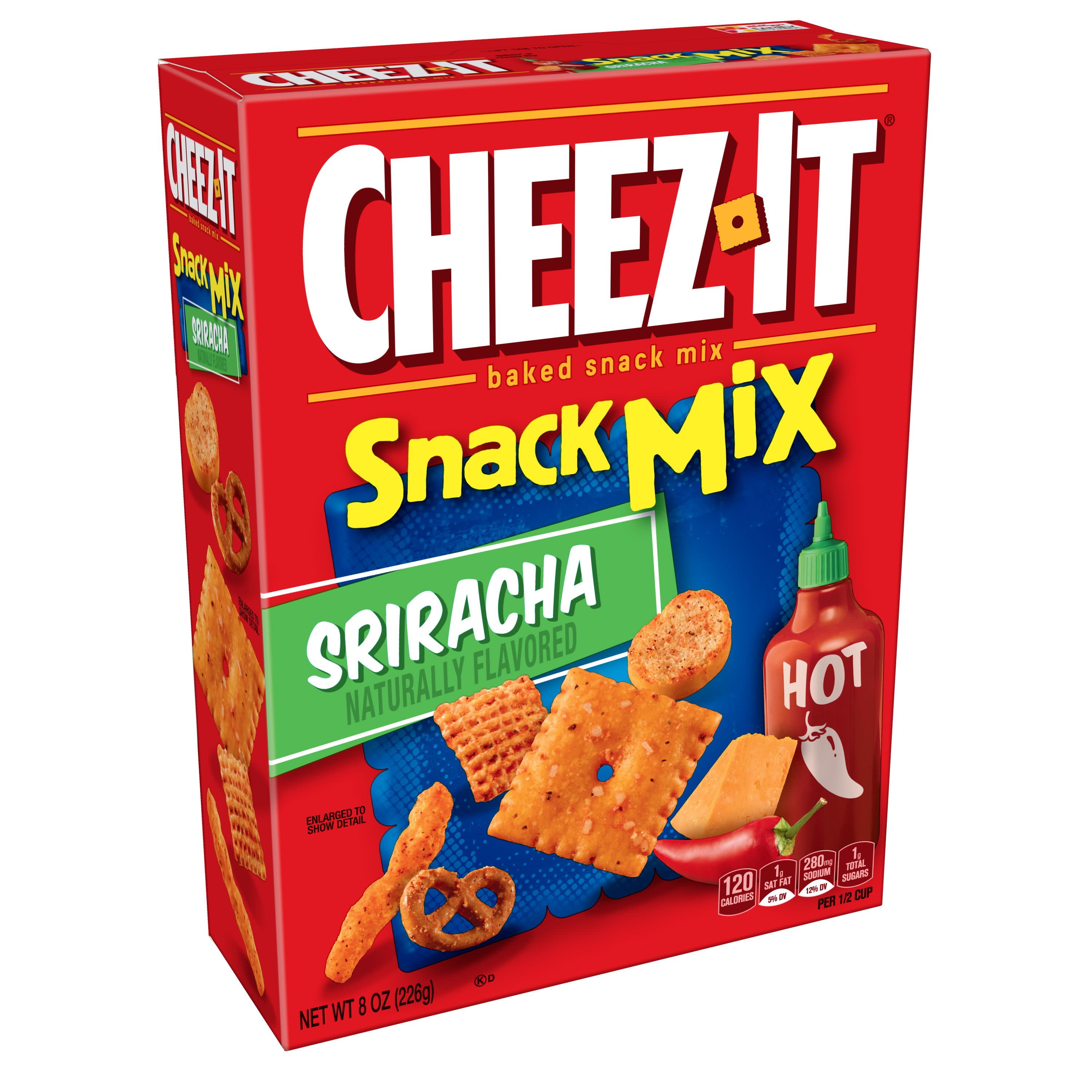 Cheez It Baked Snack Mix Sriracha 8 Oz Walmart Com Walmart Com