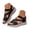 Black, variant on Sandals Women Summer Strappy Platform Water Shoes with Arch Support Comfortable Walking Orthopedic Beach Sandal Size 6-10
