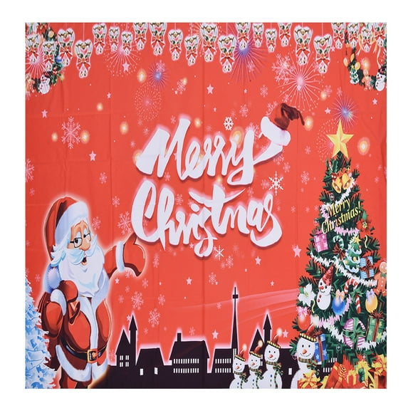 Tapiz de fibra de poliéster con diseño de Papá Noel para colgar en el hogar, dormitorio, fiesta temática, decoración, 200 x 150 cm.
