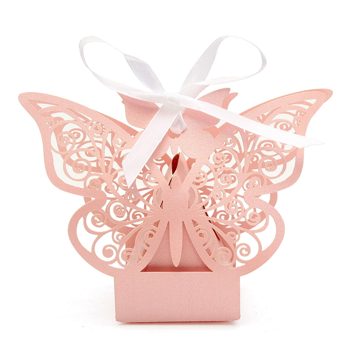 1050Pcs Paper Butterfly Cut Candy Cake Boxes Wedding Party Gifts Favor Case 
