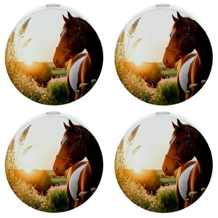 

YZUOUZY Bedside Lamps LED Lamp 4-PC Paint Dusk Mare