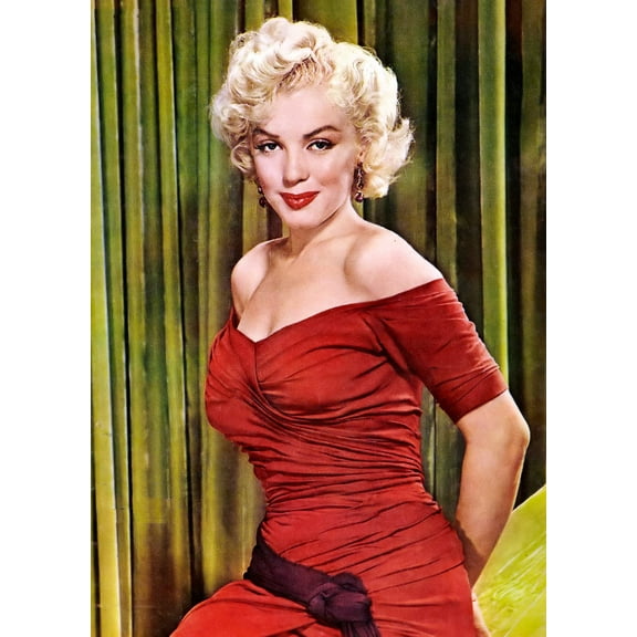 Wall Art Impressions 17x24in Photo Paper Marilyn Monroe in 1952
