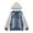 Blue-2296, variant on KIDSCOOL SPACE Little Girl Pink Detachable Hood Flower Embroidered Jean Jacket,Pink Cap,7-8 Years