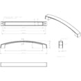 thumbnail image 3 of Jeffrey Alexander Merrick Pull 549-160MB Matte Black 160mm c-c, 3 of 7