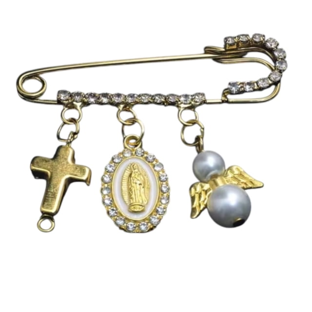 Seguro de Proteccion para embarazadas, seguro de proteccion para bebes, Virgen de Guadalupe broche