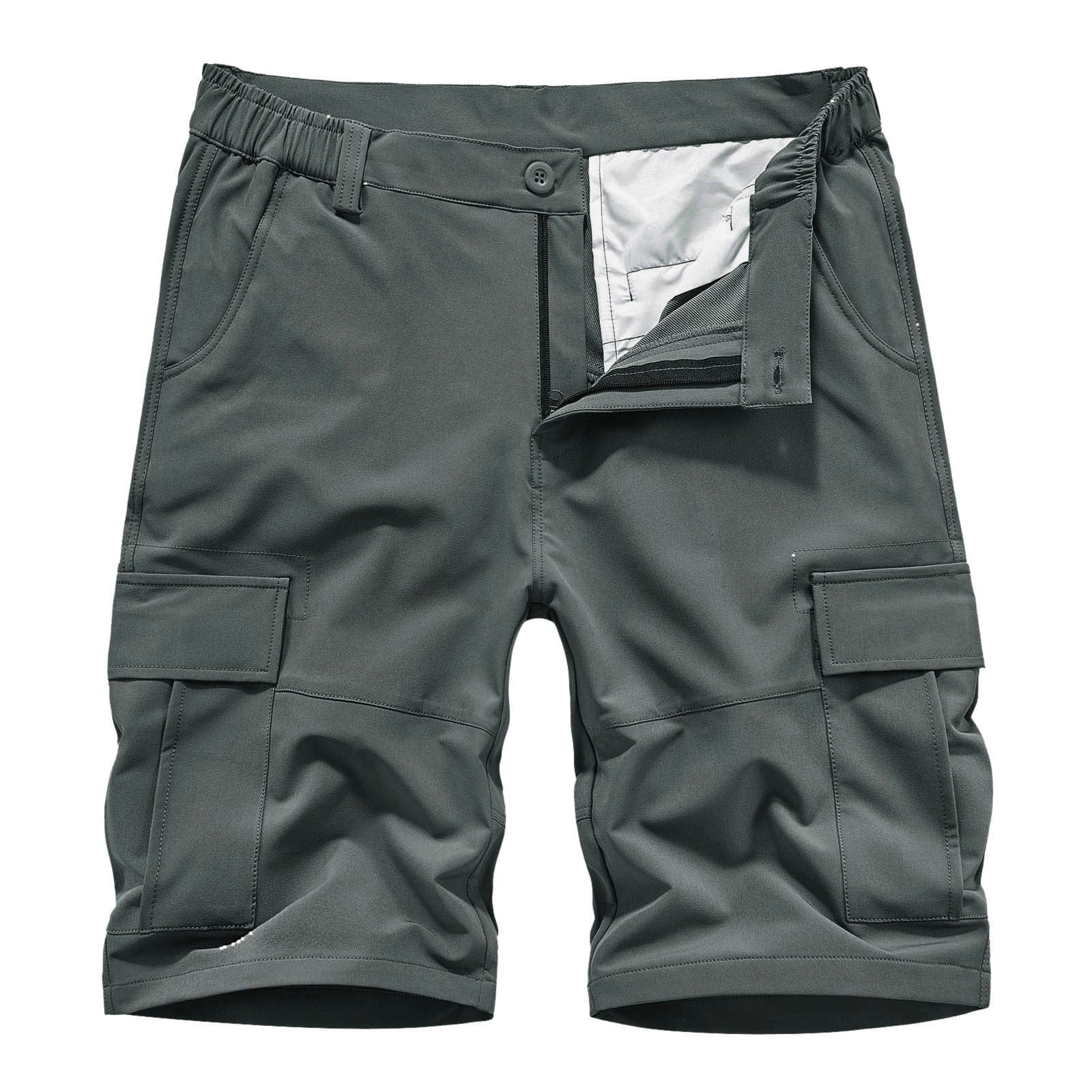 Short Stretch Homme - Léger, Respirant, Taille élastique, Idéal Pour L'extérieur Et Le Quotidien - 4