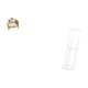 thumbnail image 5 of Sofá De Madera En Miniatura Y Mesa Auxiliar De Acrílico Transparente Para Casa De Muñecas, Bricolaje, Escena De Vida, Decoración De Espacios Pequeños, Fácil Montaje, Artesanía,, 5 of 8