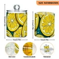 thumbnail image 4 of Ckdifva Yellow Lemon Slice Storage Jar with Lid Acrylic Organization Storage Containers Set of 2, 4 of 7