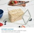 thumbnail image 5 of iDesign Medium Tall Dry Goods Storage Bin, 5” L x 8.1” W x 6” H, Clear, 5 of 7