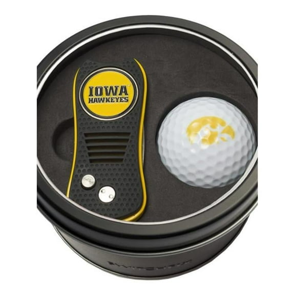 Team Golf NCAA Tin Gift Set with Switchfix Divot Tool and Golf Ball