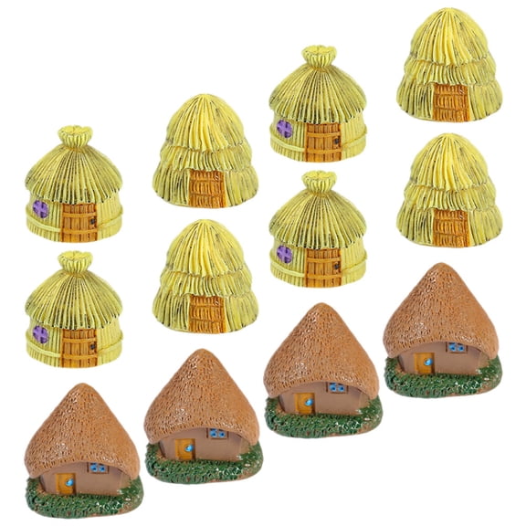 TITINICE Creative Resin Tiny House Lovely Design for Home and Garden Decor