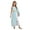 Light Blue, variant on TiaoBug Girls Ancient Greek Toga One Shoulder Ruffles Maxi Dance Dress for Halloween Festival Show Red 14