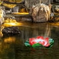 thumbnail image 4 of Meitianfacai Floating Pool Lights, LED Solar Floating Lotus Flowers Lamps, Battery Operated Waterproof Floating Flower Lights for Pool,Pond,Garden,Party Wedding Decorations, 4 of 9