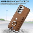 thumbnail image 2 of Funda para Samsung Galaxy A13 4g de cuero con acabado galvanizado y tarjetero (negro), 2 of 5