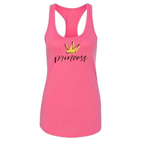 Princess Crown Racerback Tank Women -Image by Shutterstock, Female x-Large