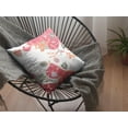 thumbnail image 5 of Red White Garden Indoor Outdoor Throw Pillow, 5 of 5