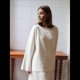 thumbnail image 5 of Suéteres de Verano Informales, Holgados, 100% Algodón, con Cuello Redondo, Espalda Descubierta y Sudaderas Oversize para Mujer 2025 Como la Leche S, 5 of 10