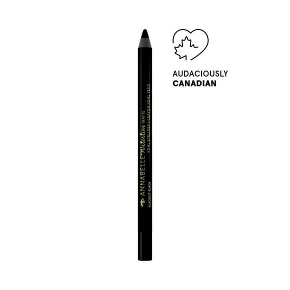 Annabelle Waterline Matte Kohl Eyeliner, Blackest Black