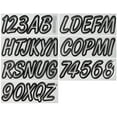 thumbnail image 1 of Hardline Products Series 400 Factory Matched 3-Inch Boat & PWC Registration Number Kit, Silver/Black - SIBKG400, 1 of 4