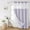 Lavender, variant on No Hook Boho Farmhouse Shower Curtain with Snap-in Fabric Liner set-71Wx74H(72H),Tufted Chevron Striped Hotel Grade Cloth Shower Curtains for Bathroom with Window,Water Repellent,Lavender