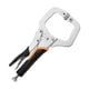 thumbnail image 2 of Alicates de bloqueo de agarre ergonómico con abrazadera facial, alicates de abrazadera C para electricista con cubierta negra, 2 of 8