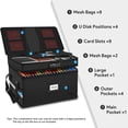 thumbnail image 3 of Large Fireproof Document Box with Lock, 2 Layer File Organizer, Portable Office Collapsible File Storage with Reflective Strip for Hanging Letters, Legal Size Folder, Certificate, 3 of 5