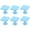 Blue, variant on HDJNal Square Shape Zinc Alloy Knobs/ Handles/ Pulls for Kitchen Cabinets, Cupboards, Wardrobe, Drawer,Dresser,Chest etc Vintage DIY Home Decorative,Nickel Brushed (Set of 6 PCS)