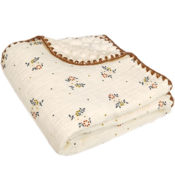 Manta para bebé Gunnaicat de algodón muselina 102x102 cm doble capa