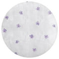 thumbnail image 2 of Purple Lavender Print Round Area Rugs for Bedroom Living Room, 5FT Soft Indoor Circle Carpets, Carpet Home Decor Floor Mat, 2 of 8