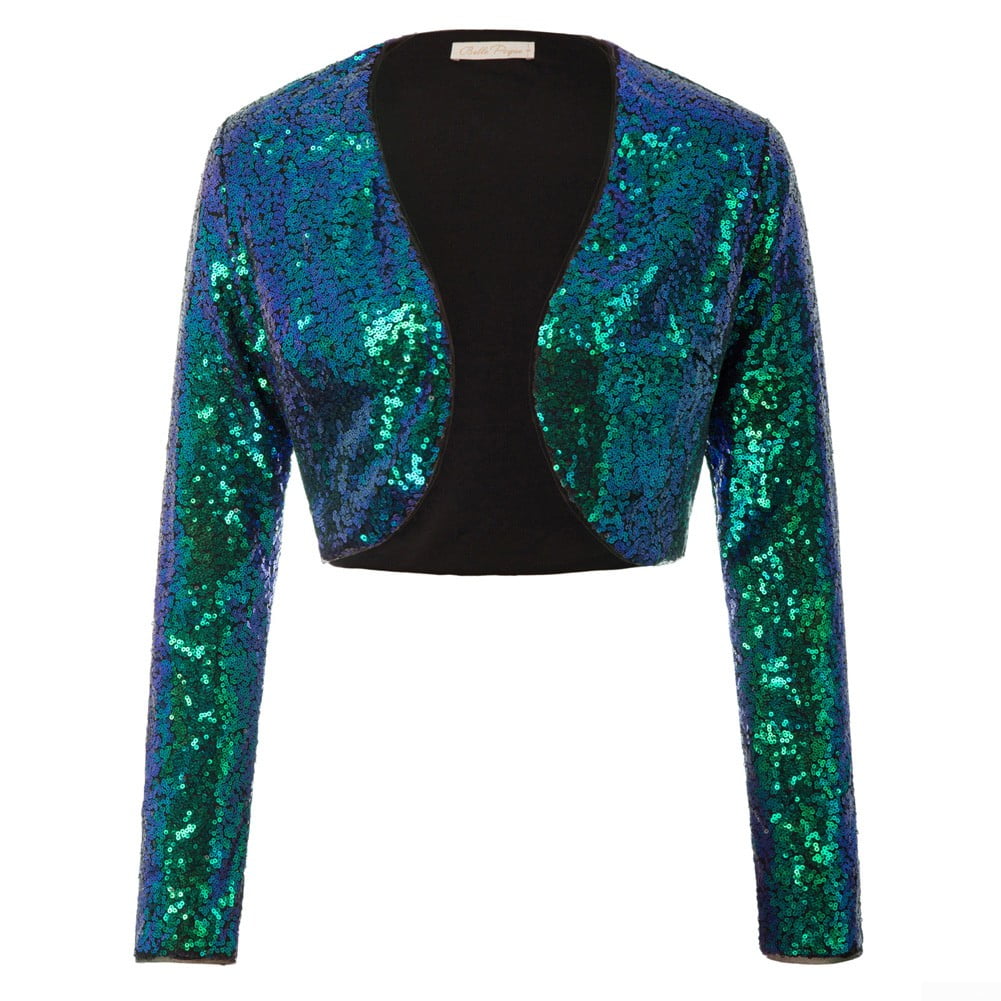 womens sequin cardigan