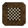 thumbnail image 4 of Mesa de juego Butler Traditional Carlyle Fossil Stone con tapa de ajedrez, 4 of 5