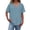 Blue(Womens Shirts), variant on Womens V Neck T Shirts Casual Short Sleeve Pullover Flowy Tops Cute Loose Fit Basic Tees,Blue,S