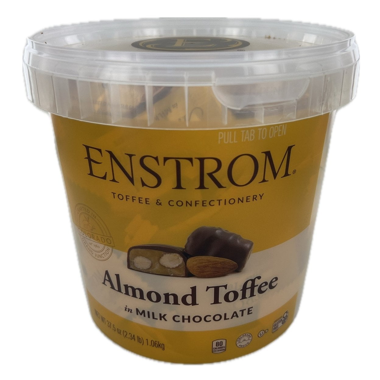 Enstrom Almond Toffee Milk Chocolate Petites 37.5 Ounce (75 Count)