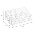 thumbnail image 2 of IEMIEBSHA 2 Pack Lipstick Holder, 40 Slot Acrylic Lipstick & Makeup Organizer, Clear Cosmetic Display Case for Lipstick, Brushes, Bottles, 2 of 7