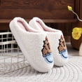 thumbnail image 4 of Fuzzy Slippers For Women Comfortable Home Capibala Slippers Winter Panama Capybara Cotton Slippers Men Warm Cozy Winter House Slippers Bedroom Indoor House Shoes, 4 of 7