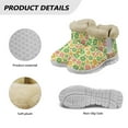 thumbnail image 3 of Psesaysky Floral Snow Boots for Women Girls Warm Lined Fashion Winter Boots Suitable for Everyday Wear Comfortable Winter Boots, 3 of 7