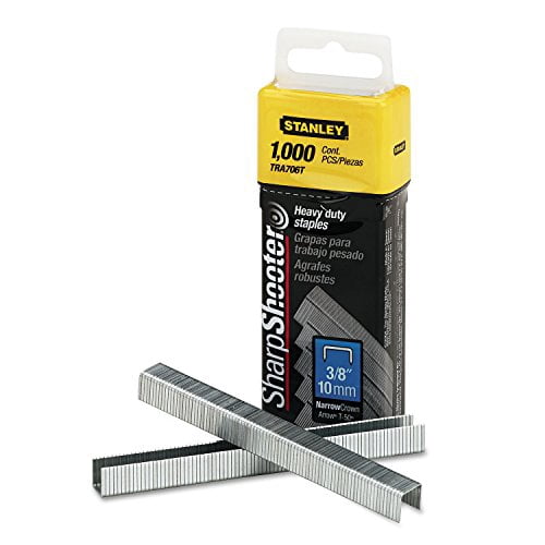 Senco N16BAB 16 Gauge Staples - 7/16" Crown, 1-3/8" Length, Electro Galvanized (10,000 Per Box)