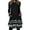 Blue, variant on GDREDA Western Bohemian Maxi Dress with Long Sleeves and Pocket for Women Casual Ethnic Irregular Hem Design Brown,M
