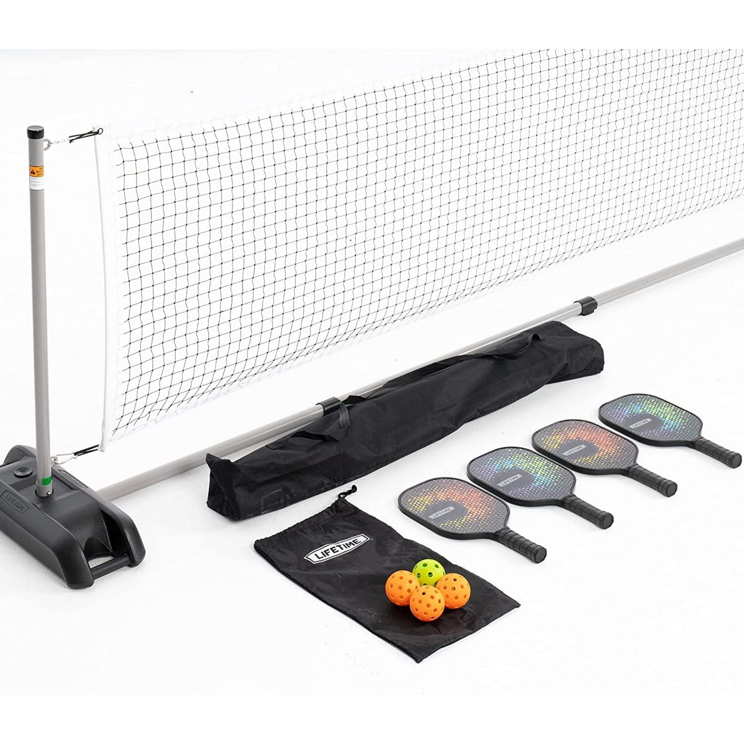 LIFETIME – Set professionnel de Pickleball avec filet, balles et raquettes