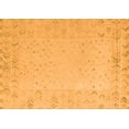 thumbnail image 1 of Ahgly Company Indoor Rectangle Solid Orange Modern Area Rugs, 8' x 10', 1 of 4
