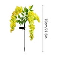 thumbnail image 3 of xaoyunyn Solar Wisteria Lamp LED Light Controlled Simulation Flower Arrangement Energy Efficient and Weatherproof Ideal for Outdoor Garden and, 3 of 4