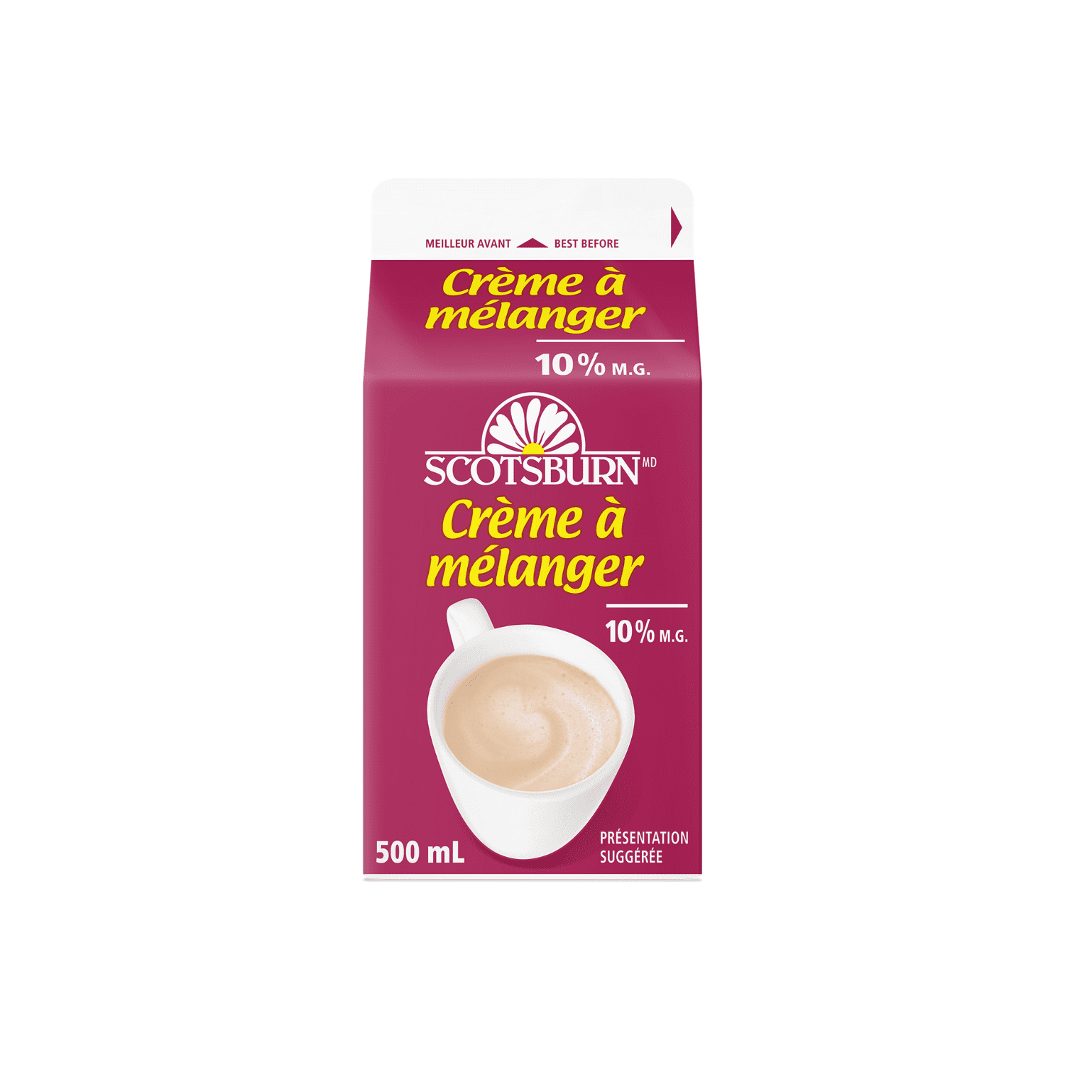 Scotsburn 10 % Crème à Mélanger