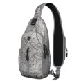 thumbnail image 1 of Minimalist Sling Backpack, Ink Style Nordic Crossbody Daypack with Aesthetic Tribal Vibes for Commuting, 1 of 4