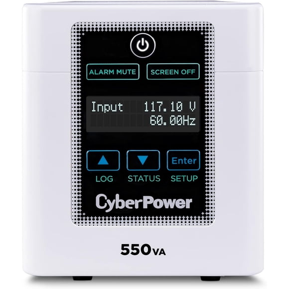 CyberPower M550L Medical-Grade UPS System, 550VA/440W, 4 Outlets, AVR, Tower