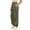 C-Army Green198, variant on DHFJKG High Waist Jogger Pants For Women Solid Color Loose Fit Comfortable Ankle-Tied Sweatpants With Pockets Drawstring Elastic Waistband Soft Athletic Wear Trendy Trousers