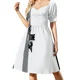 thumbnail image 2 of Vestido sin mangas 2TONE elegante y chic para mujer Vestido largo de verano para mujer Vestido de noche, 2 of 8